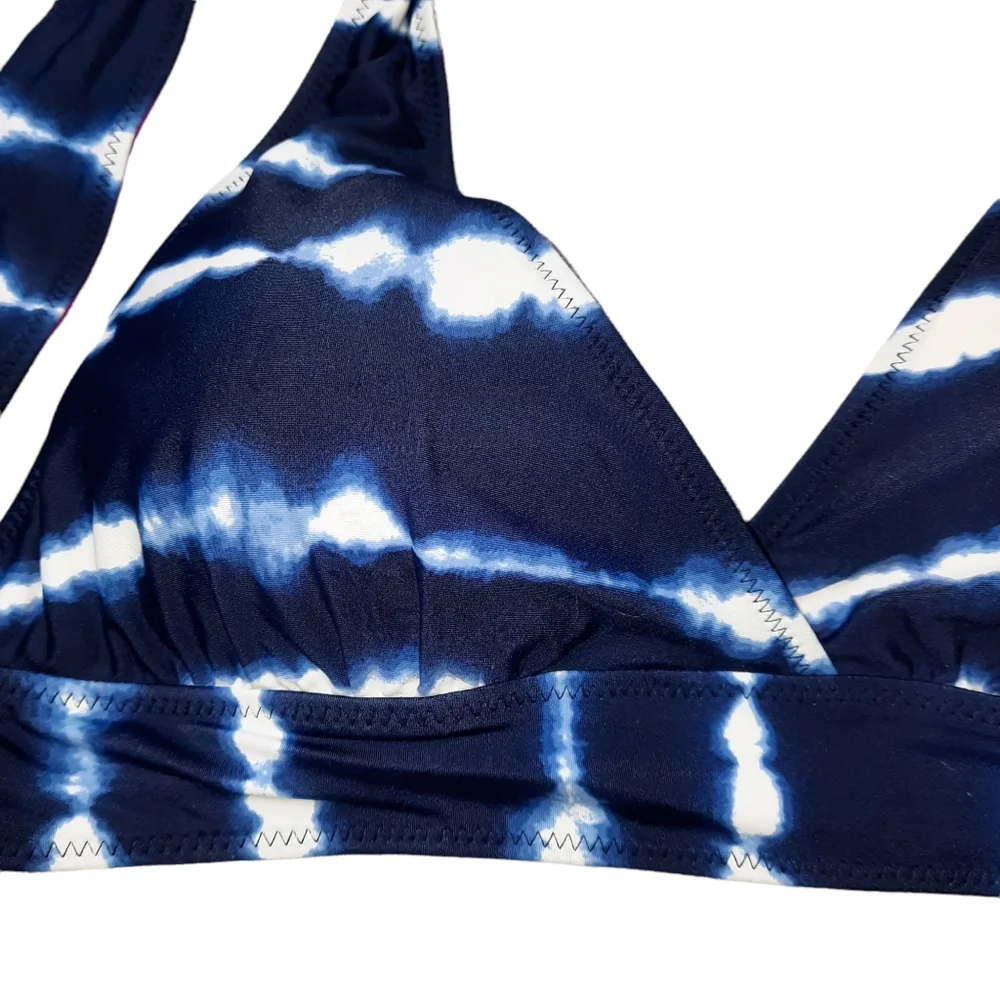 ZeroXposur Bikini Top Reversible Halter NWT SZ 12